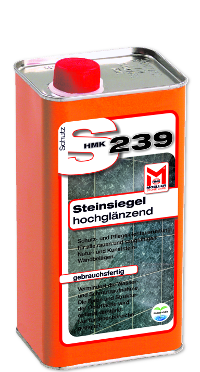 Versiegelung von Naturstein mit HMK S239 Steinsiegel - hochglänzend