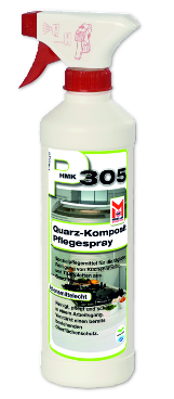 Quarz-Komposit Arbeitsplatte reinigen und pflegen HMK P305 Quarz-Komposit Pflegespray