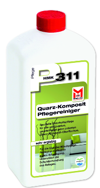 Quarz-Komposit Fliesen pflegen mit HMK P311 Quarz-Komposit Pflegereiniger
